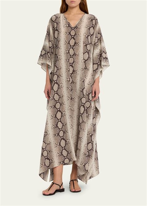 michael kors python dress|Python Organic Silk Crepe De Chine Pleated Dress .